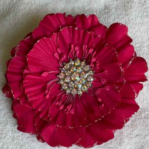 🌺 TIEKS HOT PINK FLOWER 🌺 - Picture 1 of 16